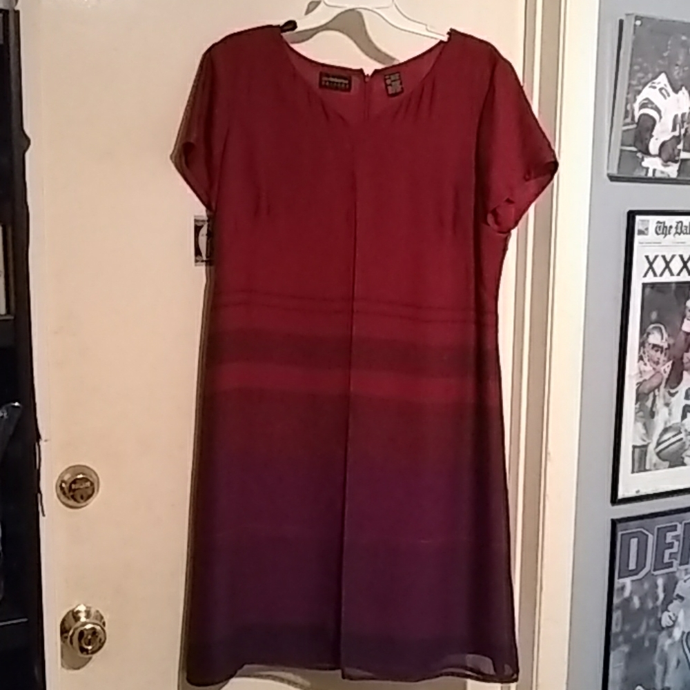Sheer overlay dress